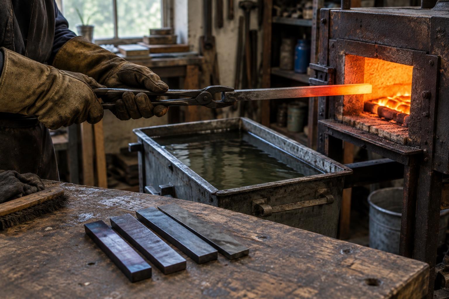 Annealing, Quenching, and Tempering Steel: What Each Heat-Treatment Step Does
