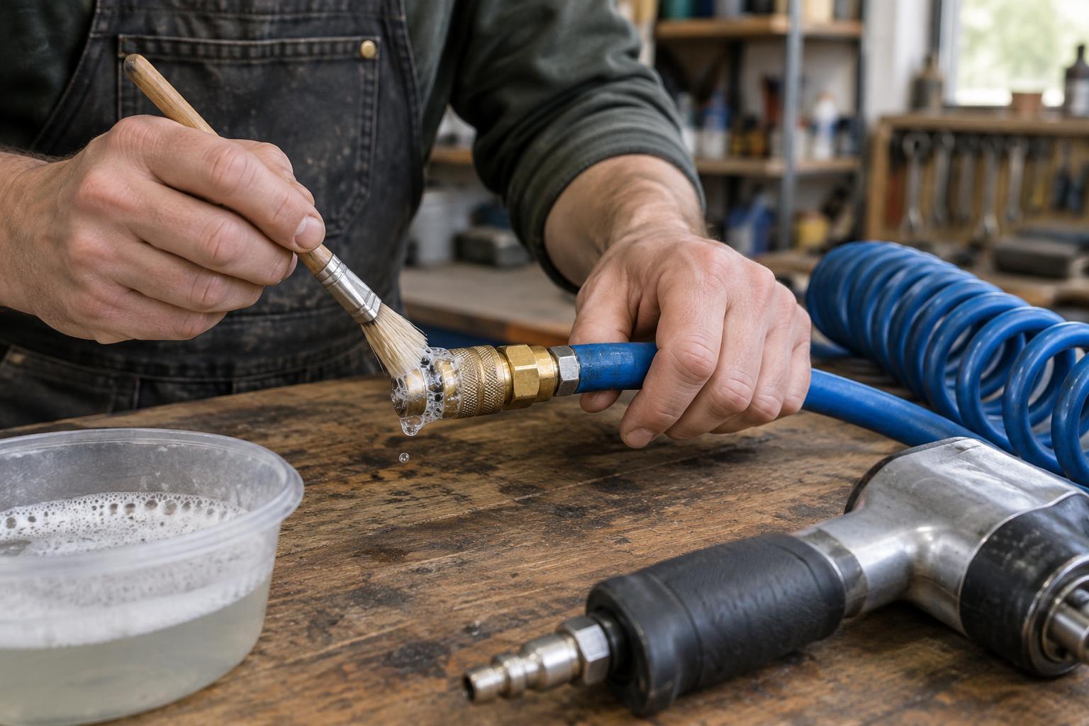 Finding and Fixing Compressed-Air Leaks in a Workshop
